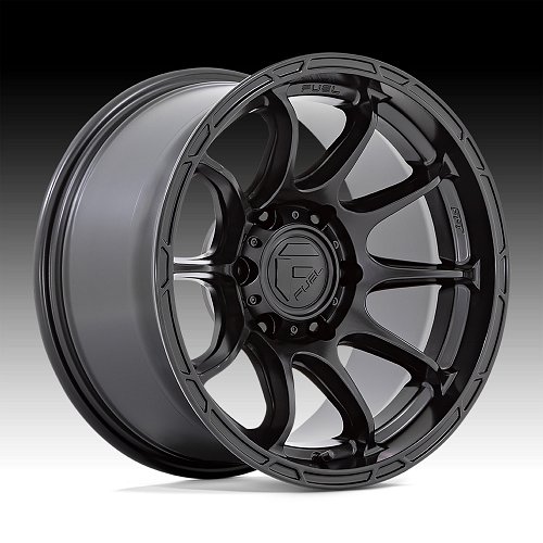 Fuel Variant D791 Matte Black Custom Truck Wheels 1